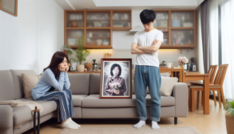 老公想把母亲遗照挂家里！她抱怨「不想再看到」 网曝原因不挺