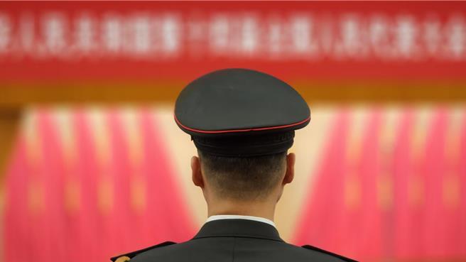 反分裂法20周年，大陸14日上午在人民大會堂辦紀念活動。（藍孝威攝）