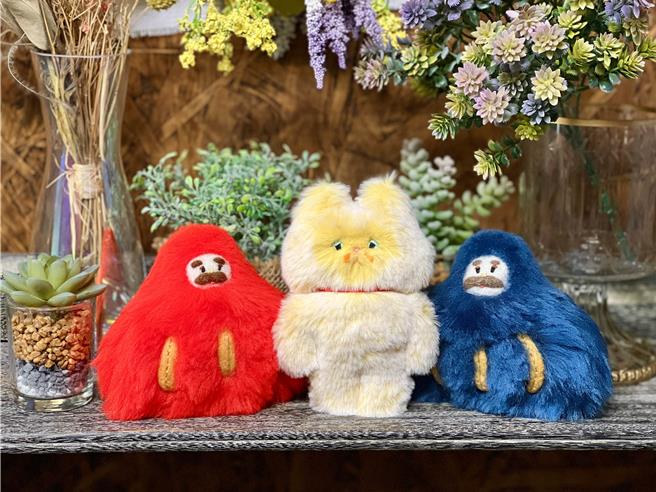 「MANIAC COLLECTIONS原创玩艺展」邀请到日本疗癒系品牌PEPOTARO，将带来多款可爱毛绒娃娃。（MANIAC COLLECTIONS原创玩艺展提供／徐梓榕台北传真）