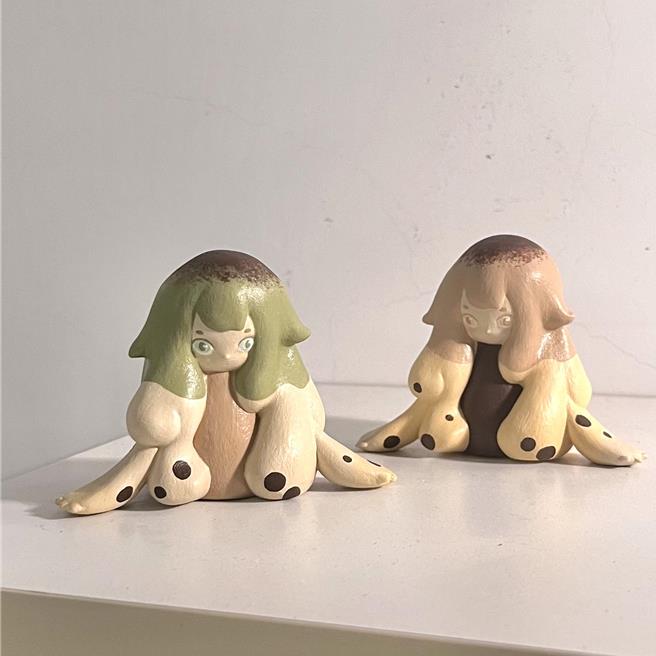  来自台湾的「角落的诺比」将在 「MANIAC COLLECTIONS原创玩艺展」带来现场绘画。（MANIAC COLLECTIONS原创玩艺展提供／徐梓榕台北传真）