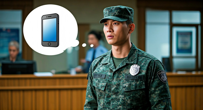 国军一名士兵的手机遗书，手机内的讯息意外流出，在网路上流传。（示意图、与本案无关／AI生成）