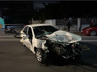 桃園死亡車禍！男駕車左轉遭直行車猛撞   車頭全毀不治