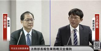 螺絲掉滿地！法務部業務報告被白委抓包大量抄襲