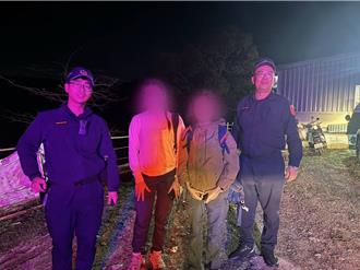 外籍登山客迷失方向 頭份警助成功脫困