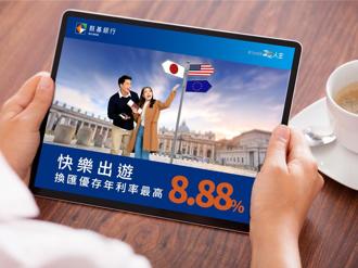 凱基銀推限時美、日、歐換匯優存 利率最高8.88％