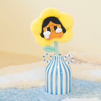 白色情人節 IP絨毛花朵療癒滿分