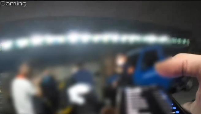 家寧爸報警，喊工廠外有人騷擾 。（警方提供）