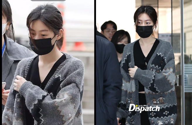 金赛纶2023年3月时憔悴现身。（图／《OSEN》、《Dispatch》韩网）