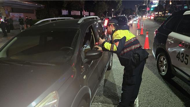 台中市刚发生酒驾撞人致死案，警方连3天大执法，又移送32人。（民眾提供／宝智华台中传真）
