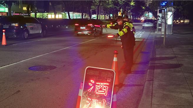 台中市刚发生酒驾撞人致死案，警方连3天大执法，又移送32人。（民眾提供／宝智华台中传真）