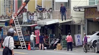 換招牌施工不慎！台東鹿野2男高處墜樓