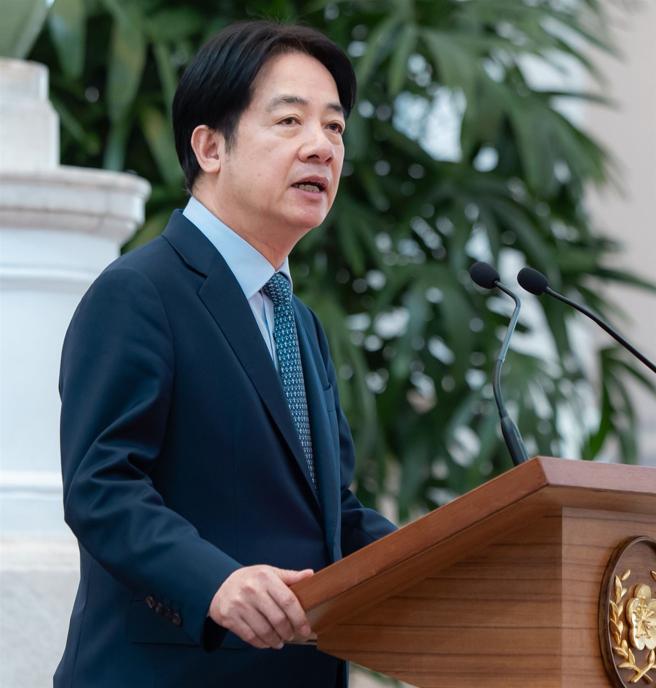  總統賴清德昨日主持記者會，分別針對臺灣當前所面對的5大國安及統戰威脅，提出17項因應策略。（總統府提供）