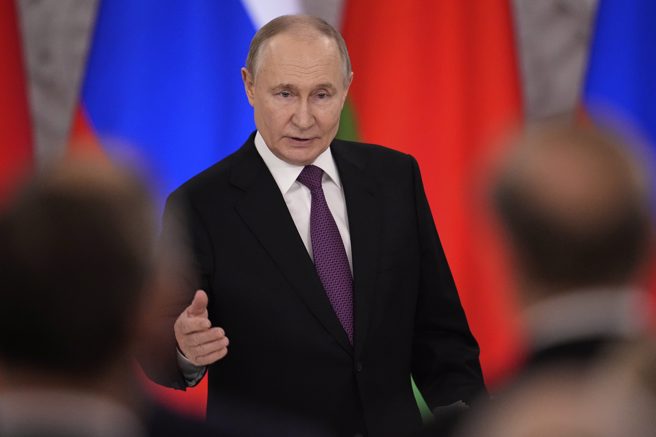 乌克兰战争的30天停火协议再度陷入僵局，俄罗斯总统普丁虽然表态「理论上支持」，但对细节表达保留意见，引发外界质疑其诚意。（图／美联社）