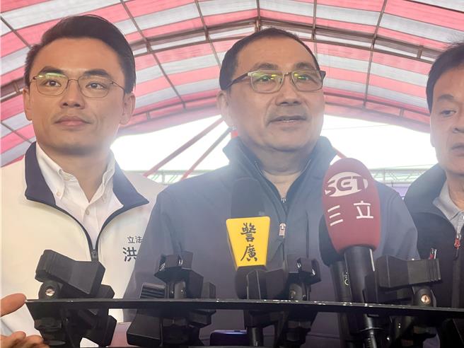 针对新北5位区长接获恐吓信件，新北市长侯友宜表示第一时间就已经掌握并报请检方侦办。（吕健豪摄）