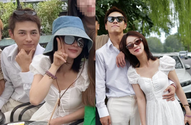 吴谨言、洪尧去年闪婚。（图／翻摄自小红书）