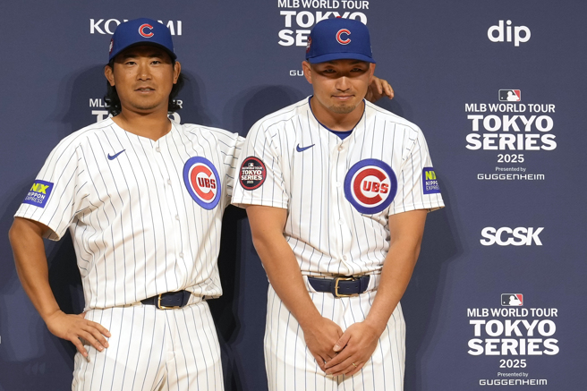 小熊日籍选手今永升太（图左）、铃木诚也（图右）。（图／美联社）