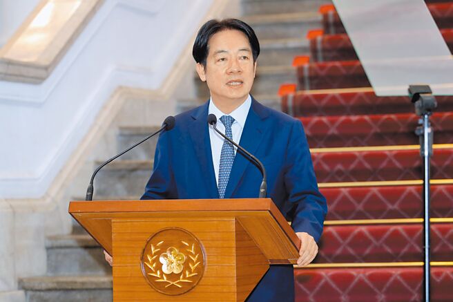 賴清德總統會後召開記者會發表針對台灣當前所面對的五大國安、統戰威脅以及17項的因應策略。（黃世麒攝）