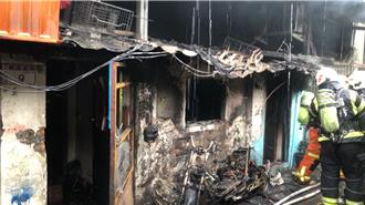 桃園八德電動車起火延燒民宅   2大1小一家三口無生命跡象