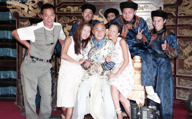 张振寰（前排左起）、麦家琪、张卫健、吴辰君。（图／中时资料照）