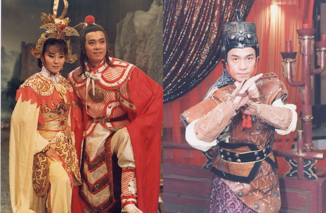 张振寰古装造型帅气，左图左为魏秋桦（图／中时资料照）
