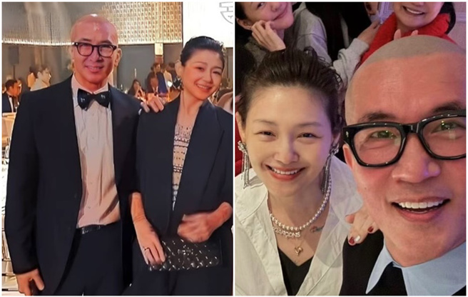 具俊晔亲自捧着大S骨灰，痛哭送爱妻最后一程。（翻摄脸书）