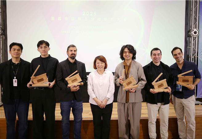 「2025嘉义市国际三分钟影片大赛」今（15日）由嘉义市黄敏惠亲自公布得奖作品。（嘉义市政府提供／吕妍庭嘉义传真）