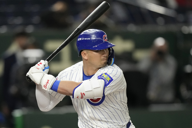 小熊日籍野手铃木诚也4局上强劲击球却成平凡飞球出局，引起日职不弹球议论。（图／美联社）