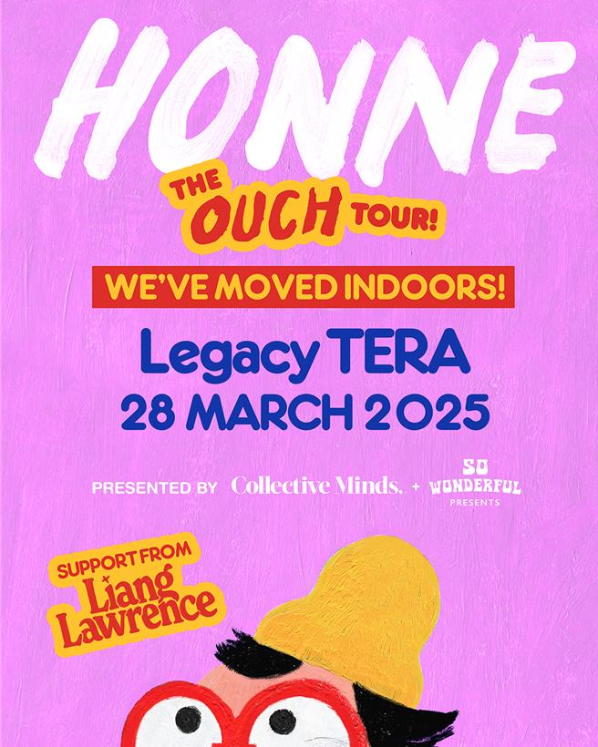 HONNE開唱場地驚喜升級。（Wonderful Entertainment 提供）