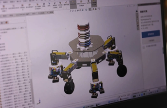 開發月球小行星無盡資源 陸研製首款6足太空採礦機器人