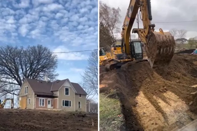 美国一对夫妻发现住了10年的房子竟然没有地基结构。（图／翻摄自IG@themccoymenagerie）