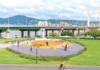 新北河濱公園第4座水樂園 三重花漾水樂園今年底完工