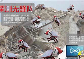 義守大學生設計AI救災機器人 獲設計大賽大獎