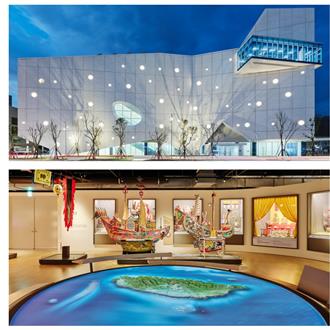 屏東縣王船文化館沉浸式體驗 當代科技藝術演繹王船文化