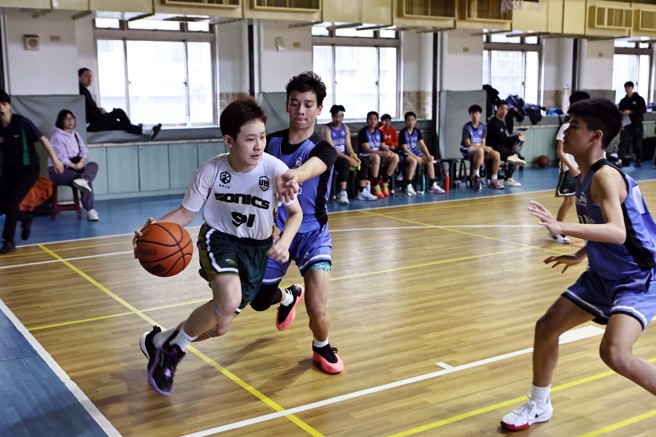 U19籃球聯盟U15發展組賽事，Sonics隊開季笑納2連勝。（U19籃球聯盟提供）