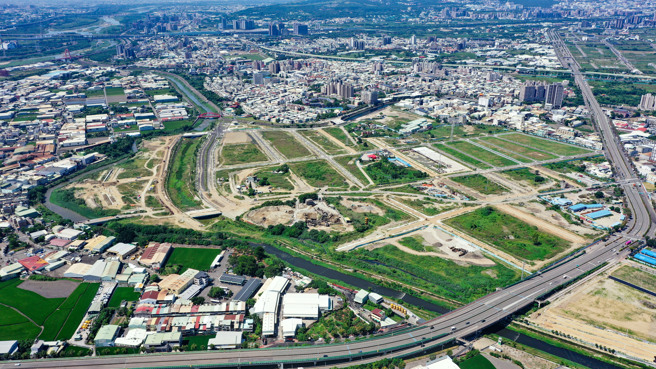 烏日前竹地區區段徵收範圍。（圖/臺中市政府地政局提供）