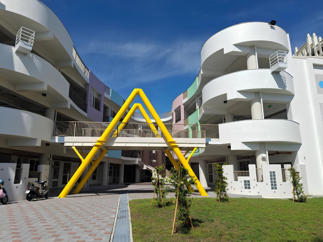 臺南市立新市幼兒園園舍外觀。(照片/ 教育部提供) 