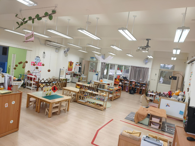 南投縣溪南國小附設幼兒園活動室。(照片/ 教育部提供)