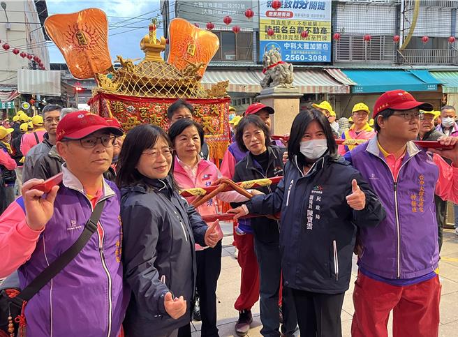 ３年一次地方盛事大雅永兴宫老四妈起驾出巡。（台中市政府提供／李京升台中传真）