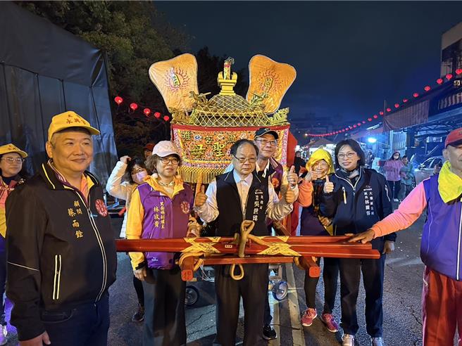 永兴宫老四妈回銮。（台中市政府提供／李京升台中传真）