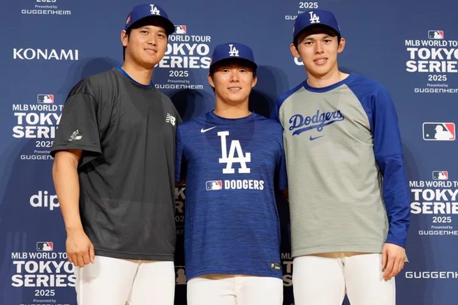 道奇隊上的日籍3大巨星。 （圖／美聯社）