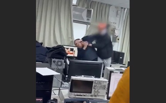 龙华科技大学师生课堂肢体衝突，出手打人的男大生也发文解释原由。（图／翻摄Dcard）