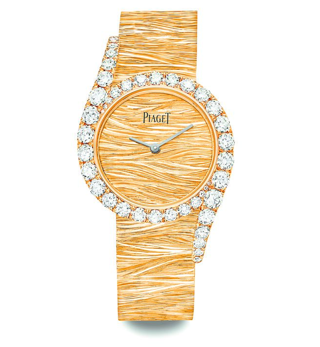 伯爵Limelight Gala系列珠寶表玫瑰金鑽石款。（PIAGET提供）