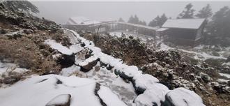 超梦幻！嘉明湖降雪化身银白仙境