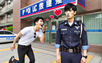 變態男癡戀男警 激喊「想聞值勤1天黑襪」！跑派出所盯哨送飛吻