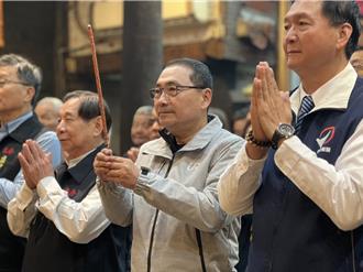 觀世音菩薩誕辰 侯友宜參拜板橋接雲寺及接源堂