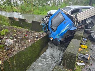 花莲2车互撞「小货车喷飞圳沟」   驾驶头部重伤不治