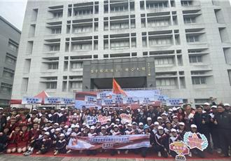 苗栗縣原民運動會代表隊授旗出發 目標12面獎牌