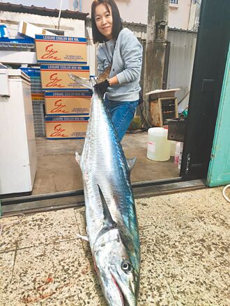 澎湖 霸王級土魠上鉤 輪切片比臉大