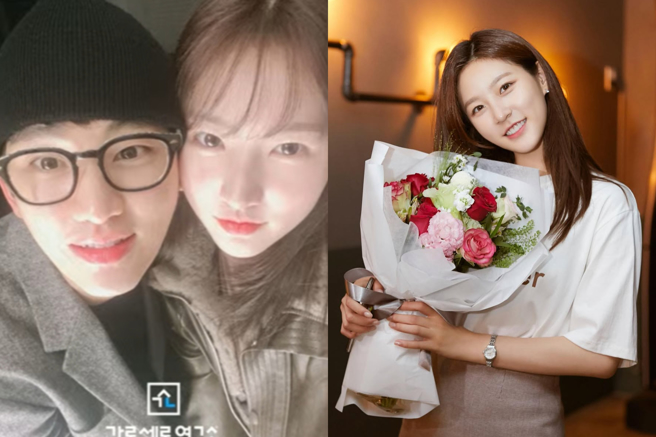 金秀贤被爆和金赛纶交往时，女方还未成年。（图／翻摄自横竖研究所 YT、金赛纶 IG）
