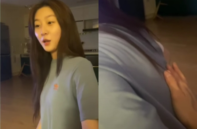 《横竖研究所》也公布两人在家约会画面，喊话金秀贤尽早认错公开致歉。（图／《横竖研究所》YT）